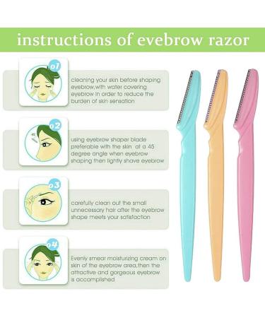 60pcs Eyebrow Razors | Dermaplaning Blades for Exfoliating & Hair Removal - Buy Online on GoSupps.com