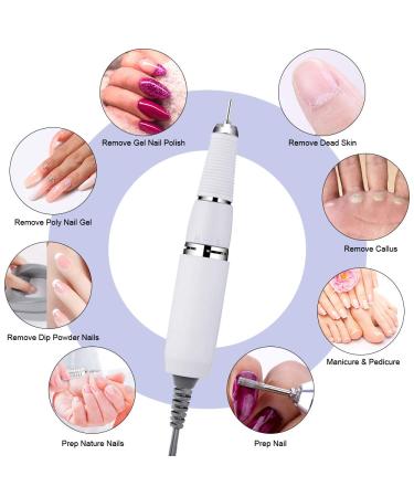 MAKARTT 30000RPM Electric Handpiece for Up200 Nail Drill Machine - Professional E File - 3 Pins - White - Buy Online on GoSupps.com