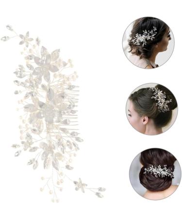 DOITOOL Wedding Hair Accessories Bridesmaid Hair Accessories Hair Accessory for Women Hair Pin Hair Barrettes Bride Headpiece Rhinestone Hair Clips for Women Crystal Hair Comb - Buy Online on GoSupps.com
