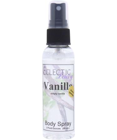Vanilla Body Spray (Double Strength) 2 ounces Body Mist for Women with Clean Light & Gentle Fragrance Long Lasting Perfume with Comforting Scent for Men & Women Cologne with Soft Subtle Aroma 2 Fluid Ounces (Double Strength)