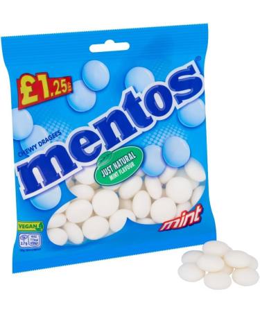Mentos Chewy Dragees Mint Flavour 12 x 135g PMP - Buy Online on GoSupps.com