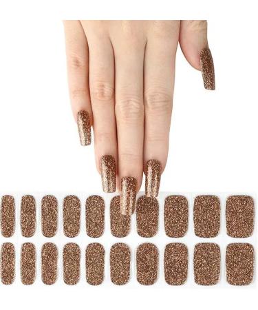 Zaubern gel4Home - UV Nail Foils Gel Nail Wraps & Semi-Cured Gel Nails in Brownie - Shop Now for Best International Shipping! - Buy Online on GoSupps.com