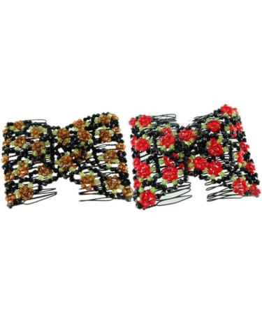 FRCOLOR Rhinestone Headpiece hair flower rhinestone hair hair slide clip bridal headpieces for bridal hair rhinestone barrettes rhinestones Rhinestone Hair Clip - Buy Online on GoSupps.com