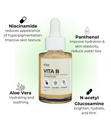 Niacinamide Serum 10% for Face - Reduce Dark Spots Acne & Fine Lines | Pore Minimizer & Oil Control - Buy Online on GoSupps.com