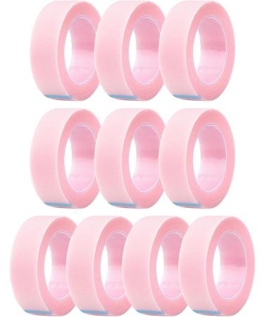 Eyelash Tape Lash Extension Adhesive Tapes - Adhesive and Isolation Pad for Sensitive Skin Eyelash Grafting Tool for Women and Girls Kagrote 10 packs Pink - Buy Online on GoSupps.com