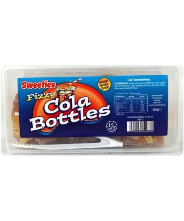 Sweeties Fizzy Favourites Sweet Candy Set of 3. Fizzy Cola Bottles Fizzy Rings and Fizzy Dummies 3 x 200g tubs with tweezers - Buy Online on GoSupps.com