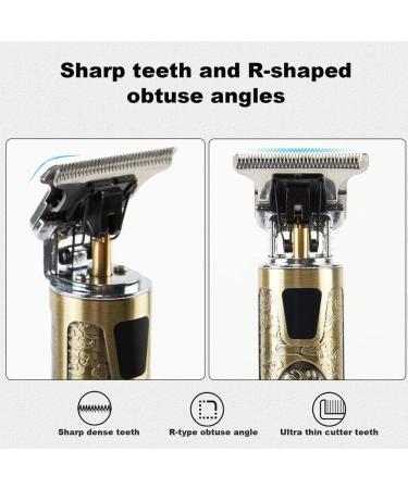 Hair Clippers for Men Professional Hair Trimmer Electric Beard Trimmer/Shaver Zero Gapped T-Blade Trimmer Hair/Beard Trimmer Set Rechargeable with Intelligent LED Display -Gifts for Men - Buy Online on GoSupps.com
