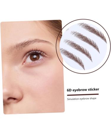 Beavorty 8 Pcs Eyebrow Stickers False Eyebrow 6d Hair-like Eyebrows Stickers Water Proof 4 Stickers - Buy Online on GoSupps.com