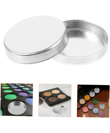 Lot De 10 Plateaux Ronds En Aluminium 20 Mm Pour Fards Paupi res Vides tuis Cosm tiques Compacts Diy Accessoires Maquillage Pour Organisation Et Rangement Des Yeux Format Voyage - Buy Online on GoSupps.com