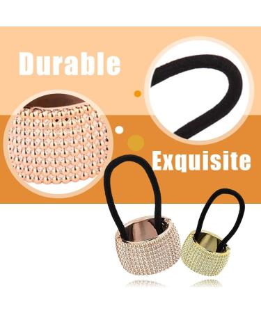 GNHG Hair Cuff Ponytail Holder 4 Pieces Ponytail Hair Scrunchie Accessories Circle Ponytail Hair Rope Ponytail Holder Clip for Women Girls - Buy Online on GoSupps.com