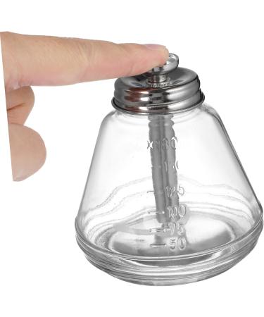 BIUDECO Glass Bottle Empty Bottle Press Bottle Nail Polish Remover Pump Bottle Empty Bottle Pump Bottle - Buy Online on GoSupps.com