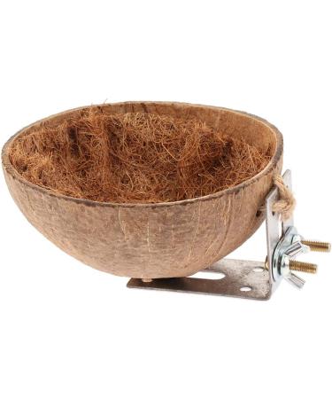 Buy SM SunniMix Coconut Shell Bird Nest Toy for Budgerigar Cockatiel Parrot & Lovebird - Perfect for Pet Birds - Fast International Shipping - Buy Online on GoSupps.com