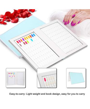 Nail Gel Color Card - Nail Polish Display Book for Art Schools & Enthusiasts | Easy-to-Wear Nail Accessories in Blue - Buy Online on GoSupps.com