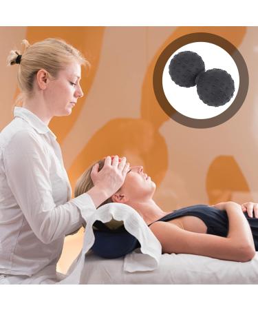 Beaupretty Yoga Massage Ball & Legen Roller - Multi-Use Fitness & Neck Massage Device | Oebernuts Hand & Foot Roller - 12x6.3cm Black - Buy Online on GoSupps.com
