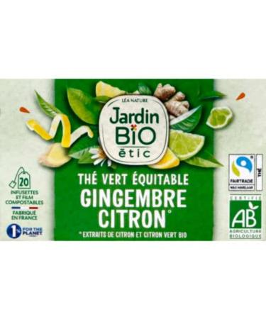 Jardin BiO tic JARDIN BIO ETIC Green Tea Ginger Lime