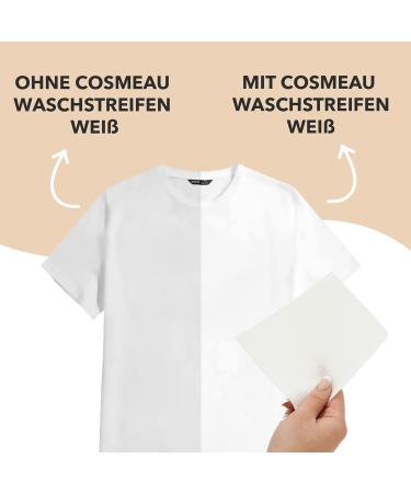 Cosmeau Sustainable Detergent Leaves for White Laundry - Fresh Spring 120 Washes (60 Leaves) - Plastic-Free Travel Solution - Buy Online on GoSupps.com
