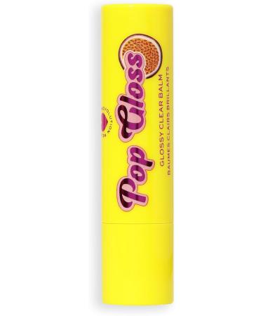 I Heart Revolution Pop Gloss Balm Hydrating Lip Balm With Glossy Finish & Hint Of Colour Vegan & Cruelty-Free Passionfruit Clear - Buy Online on GoSupps.com