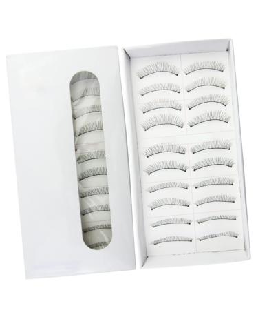 Buy Ipetboom 30 Pairs Handmade False Eyelashes | Natural Long Black Lashes for Stunning Eyes - International Shipping Available - Buy Online on GoSupps.com