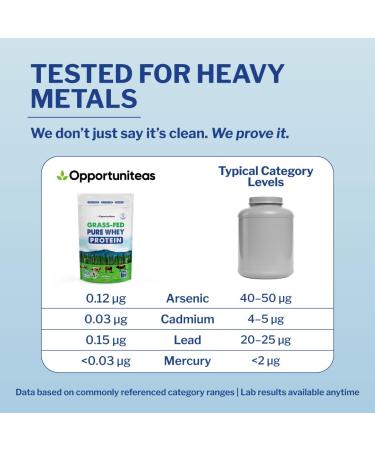 Opportuniteas Grass Fed Whey Protein Powder Concentrate - 1 Ingredient - Pure Protein Supplement for Drink Smoothie Shake Cooking & Baking - Non GMO Hormone Free & Gluten Free - 1 Pound Unflavored 1 Pound (Pack of 1) - Buy Online on GoSupps.com