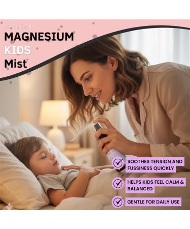 Retox Wellness Mag Mini Nighttime Mist 2oz| Calming Magnesium Mist for Kids| Magnesium Spray with Chamomile & Aloe Vera| Fast-Absorbing & Non-Sticky Formula| Feel Relaxed| Gentle Refreshing Spray - Buy Online on GoSupps.com