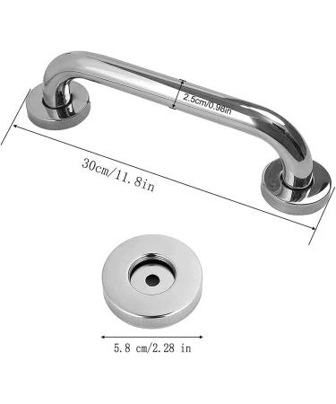 Non-Slip Bathroom Grab Bars Bathroom Grab Bar 304 Stainless Steel Safety Handrail Non-Slip Grip Bracket Silver - Buy Online on GoSupps.com