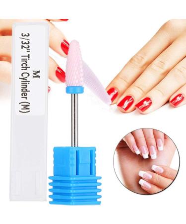 Pink Drill Bits for Nails Not Slip Gel Nail Drill Bits Ceramic for Nails (22ST) - Buy Online on GoSupps.com