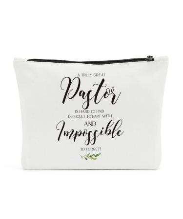 Pastor makeup bag religious Christian gift for Pastor Preacher pastor appreciation gift for men women gifts for birthday Thanksgiving Christmas anniversary one