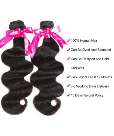 Beauty Princess Brazilian Body Wave 3 Bundles 16 18 20inch 9A Human Hair Weave Natural Color - Buy Online on GoSupps.com