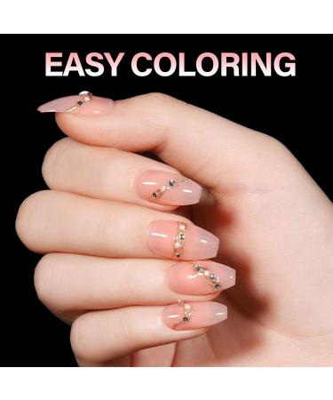 AILLSA Ballerina Nail Tips - Half Matte Soft Gel Full Cover False Nails - 360PCS Short Ballerina, 12 Sizes - DIY Valentine Gift - Buy Online on GoSupps.com