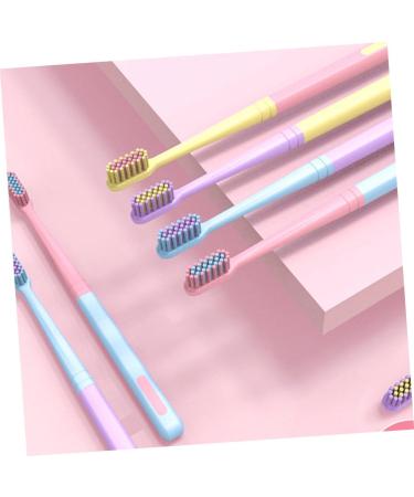 Clispeed 8ST Ice Cream Toothbrush Set Sensitive & Travel-Friendly for Kids & Adults Ideal Family Oral Care - Buy Online on GoSupps.com