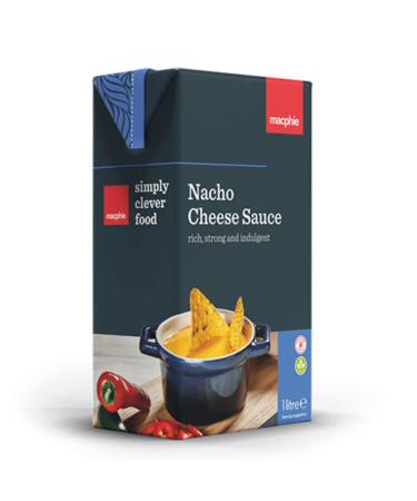 Nacho Cheese Sauce 1L Nacho sauce cheese sauce made with real cheddar. Ideal for nachos dirty fries hot dogs burgers chicken waffles & pasta.Cheezy Nacho Sauce 1L Restaurant Quality Sauce.