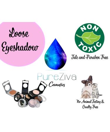 Pure Ziva Deep Turquoise Jade Blue Teal Glitter Eyeshadow - Talc & Paraben Free - Buy Online on GoSupps.com