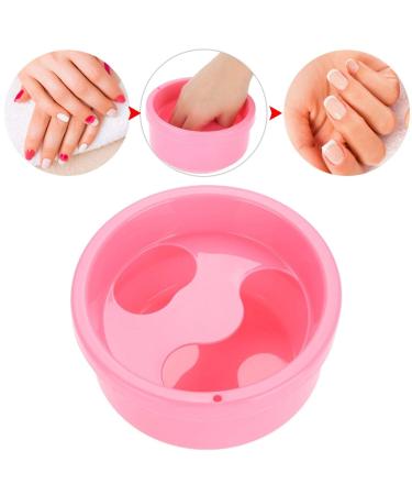 Hand Soaking Bowl - Thick Pink Portable Manicure Tool for Nail Salons | International Shipping - Buy Online on GoSupps.com