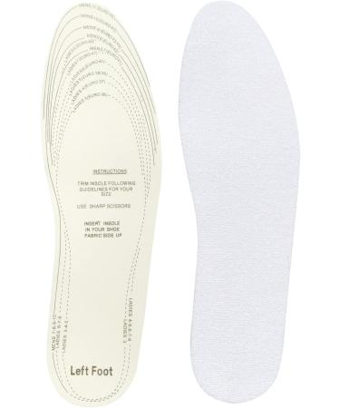 5 Pairs Pure Cotton Terry Cloth Shoe Insoles for Odor Control and Sweat Absorption - Ideal for Barefoot Wear - Buy Online on GoSupps.com