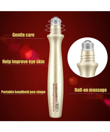 15ml Eye Roller Serum: Moisturizing and Nourishing Under Eye Treatment for Wrinkles, Crow's Feet, and Puffy Eyes - Buy Online on GoSupps.com