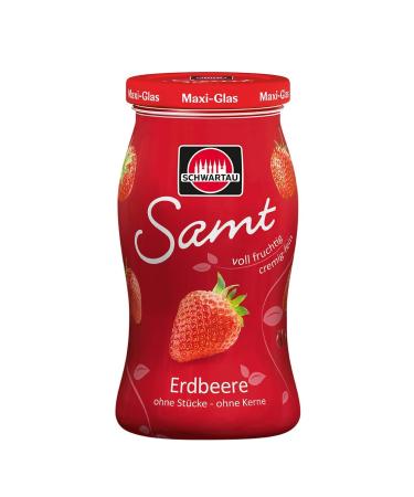 Schwartau Samt Strawberry fruit spread without pieces & seeds 465g - Buy Online on GoSupps.com