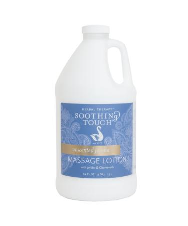 Soothing Touch Unscented Jojoba Massage Lotion, 1/2 gallon 64 Fl Oz (Pack of 1)