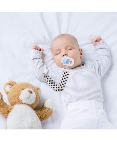Buy Cotton Pacifier Chains for Newborns - 4 Pack Baby Pacifier Band for Girls & Boys - Buy Online on GoSupps.com