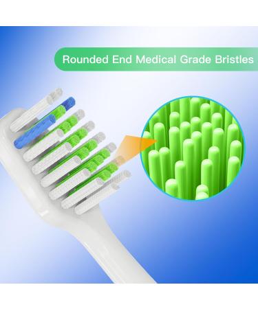 Toothbrush Replacement Heads for WaterPik Complete Care 5.0 & 9.0 - 6 Pack (White) | Compatible & High Quality - Buy Online on GoSupps.com