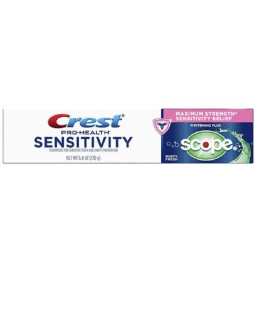 Crest Pro-Health Sensitivity Toothpaste Whitening Plus Scope - 6 oz