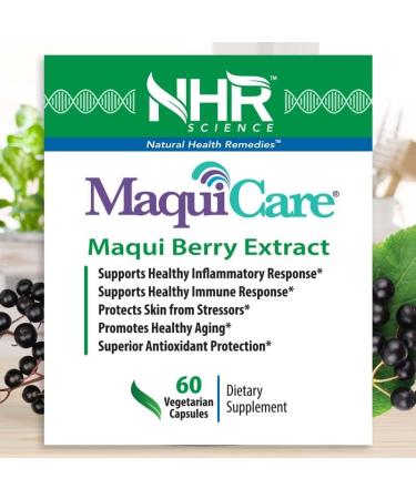 NHR Science MaquiCare 400mg - Premium Maqui Berry Extract for Inflammatory Response & Antioxidant Protection | Shop Internationally - Buy Online on GoSupps.com