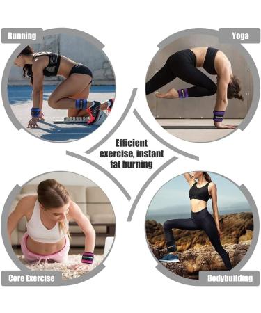 Steppofard 0.3kg to 1.0kg Weight Cuffs Set - Adjustable Foot/Wrist Weights for Fitness Running Jogging Gym - 2x0.5kg Pink - Buy Online on GoSupps.com