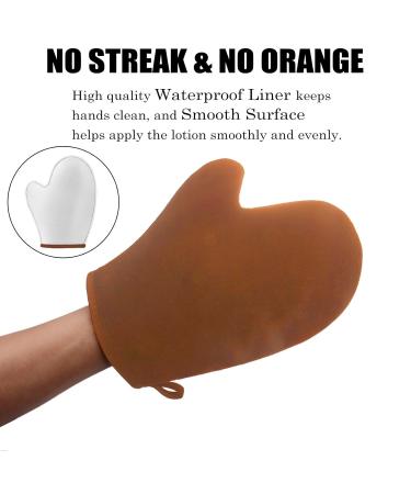 ANSPHIE 3 Pack Self Tanner Mitt Applicator Kit - Premium Sunless Tanning Mitts & Gloves Set with Double-Sided Waterproof Design for Streak-Free Application - Buy Online on GoSupps.com