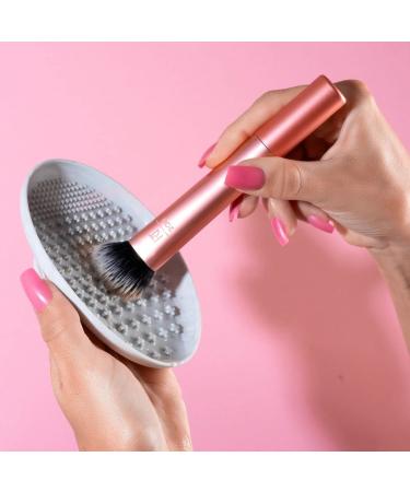 Real Techniques Expert Face Foundation Makeup Brush - Even & Streak-Free Application | Dense Bristles for Buffing | Orange | 1 Count - Buy Online on GoSupps.com