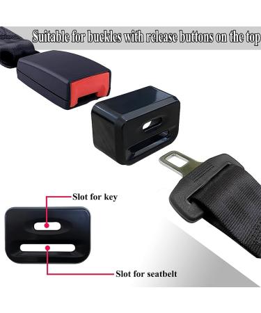 Childrens Seat Belt Castles - Car Belt Locks & Crash Protection | Safety Chip Fuse for Kids - Black - Buy Online on GoSupps.com