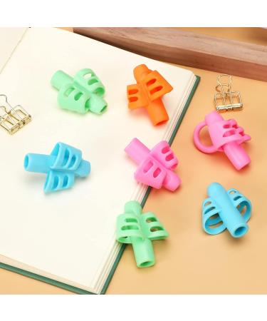 Sannix 16-Piece Pencil Handles for Kids | Handwriting Grip Correction & Writing Aid | Perfect for Toddlers Preschool Students 2 Styles - Buy Online on GoSupps.com