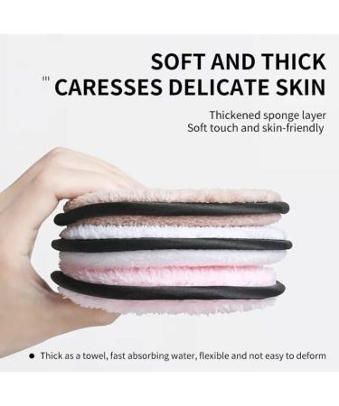Buy SHISHI Reusable Makeup Remover Pads - Multicolor Facial Cleansing Puffs - Eco-Friendly Double Layer Sponge (Pack of 5) - Perfect for Home & Salon Use - Buy Online on GoSupps.com
