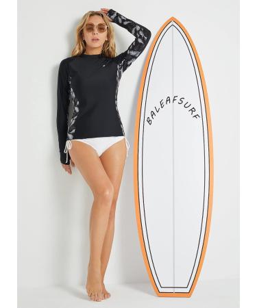 BALEAF Women's Rash Guard Swimsuit Top UPF 50+ Long Sleeve Diving Shirt - XX-Large Black - Buy Online on GoSupps.com