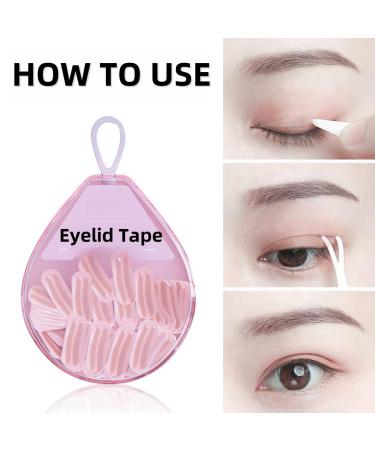 Natural Invisible Double Eyelid Tape - 300 Strips Lace Design Self-Adhesive & Waterproof Perfect for Asian Fit - Buy Online on GoSupps.com