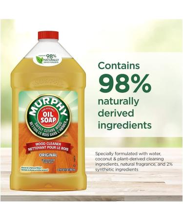 Murphy Oil Soap 01163 Original Wood Cleaner Liquid 32oz - Gentle & Effective Cleaning Solution - Buy Online on GoSupps.com